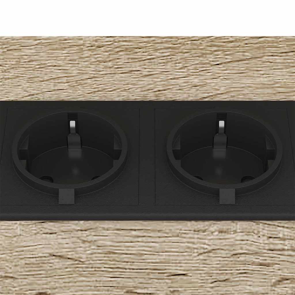 Bedside Cabinet Sonoma Oak 38 x 30 x 48 cm Engineered Wood