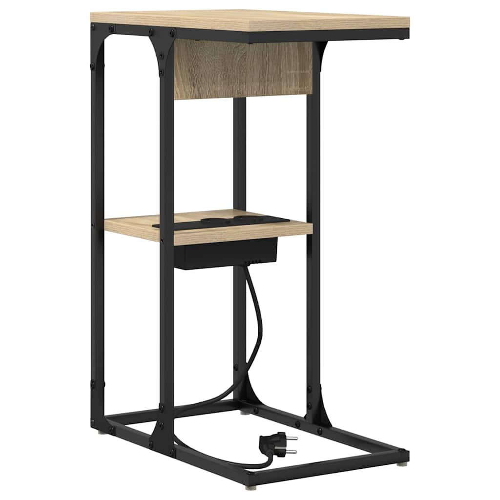 Bedside Cabinet Sonoma Oak 41.5 x 26 x 60.5 cm Engineered Wood