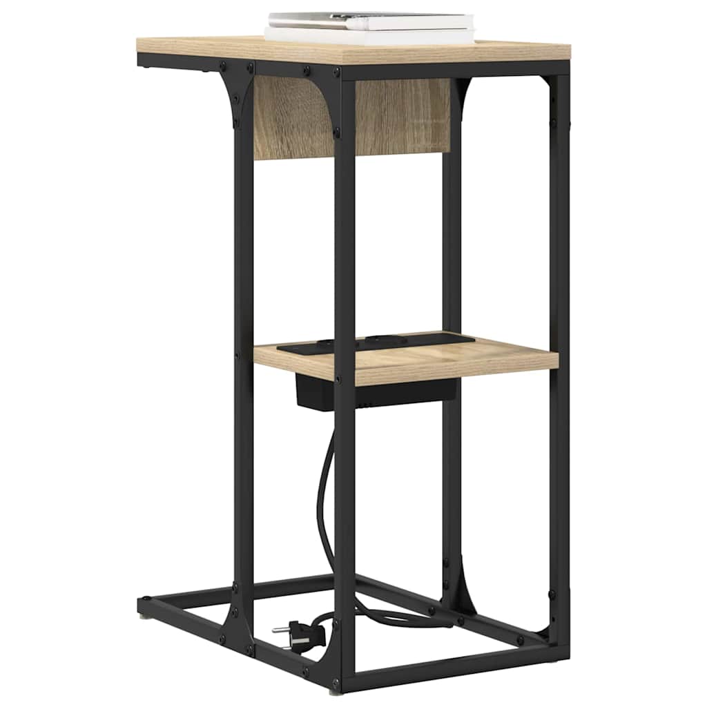 Bedside Cabinet Sonoma Oak 41.5 x 26 x 60.5 cm Engineered Wood