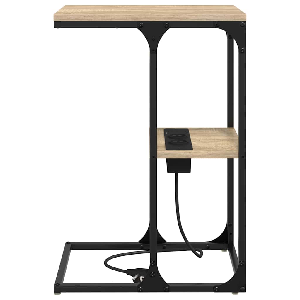 Bedside Cabinet Sonoma Oak 41.5 x 26 x 60.5 cm Engineered Wood