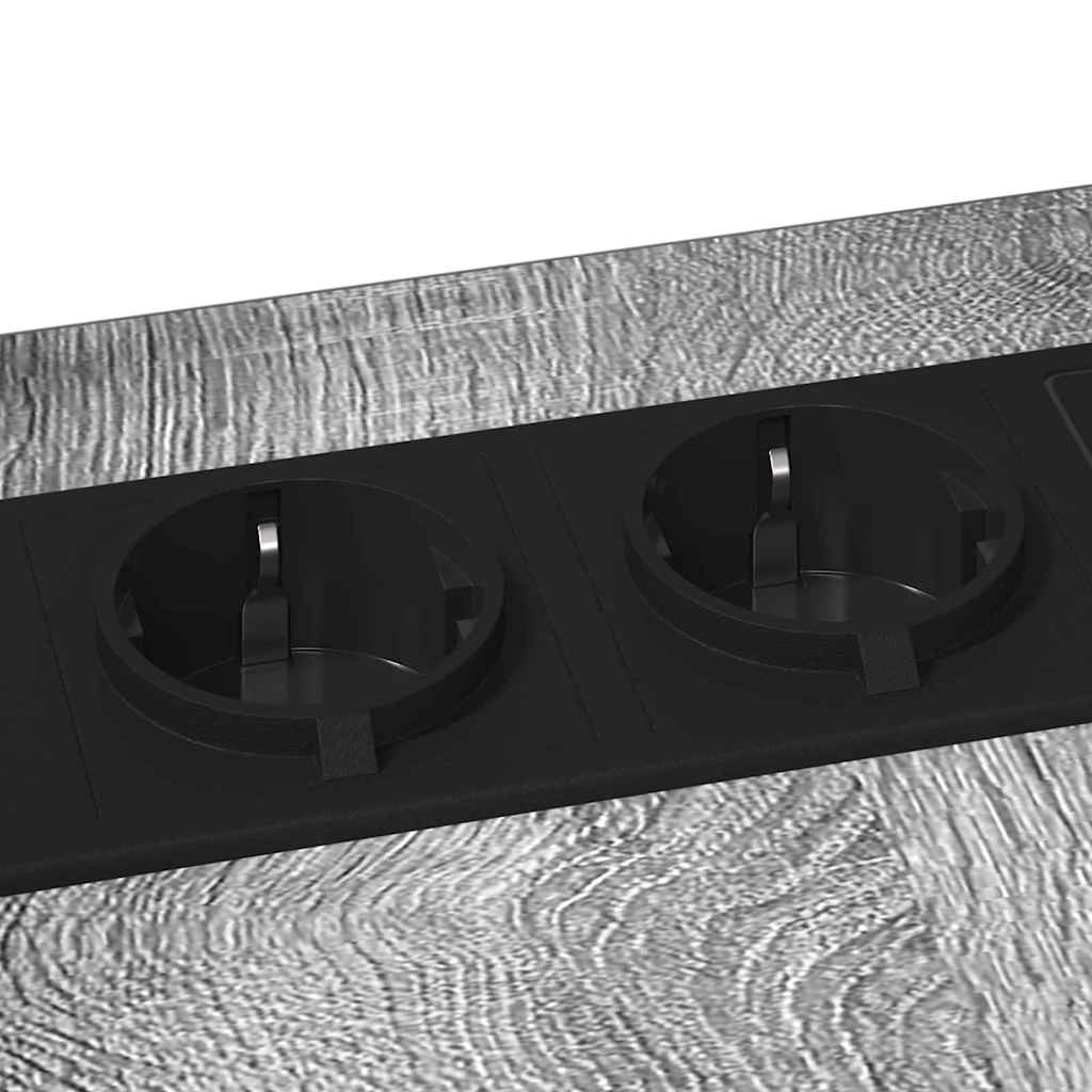 Bedside Cabinet Grey Sonoma 41.5 x 26 x 60.5 cm Engineered Wood