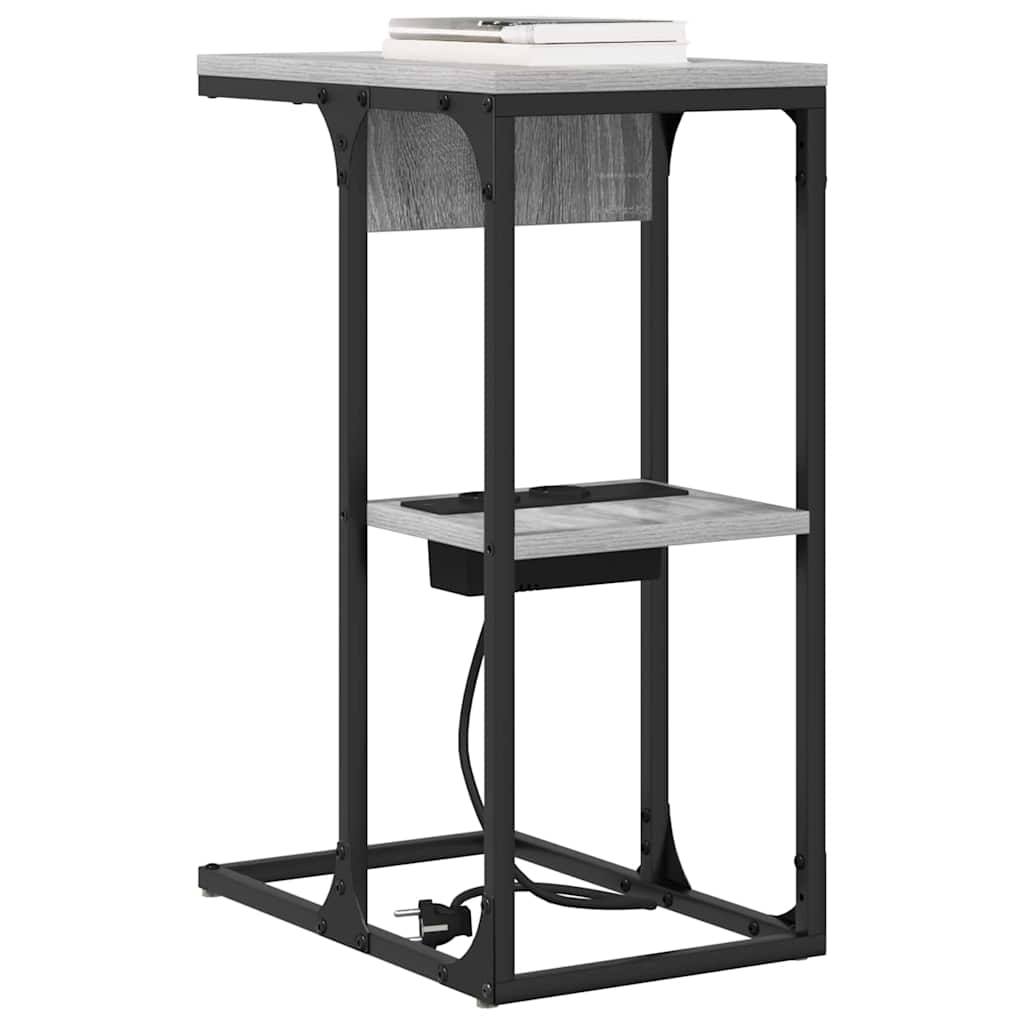 Bedside Cabinet Grey Sonoma 41.5 x 26 x 60.5 cm Engineered Wood