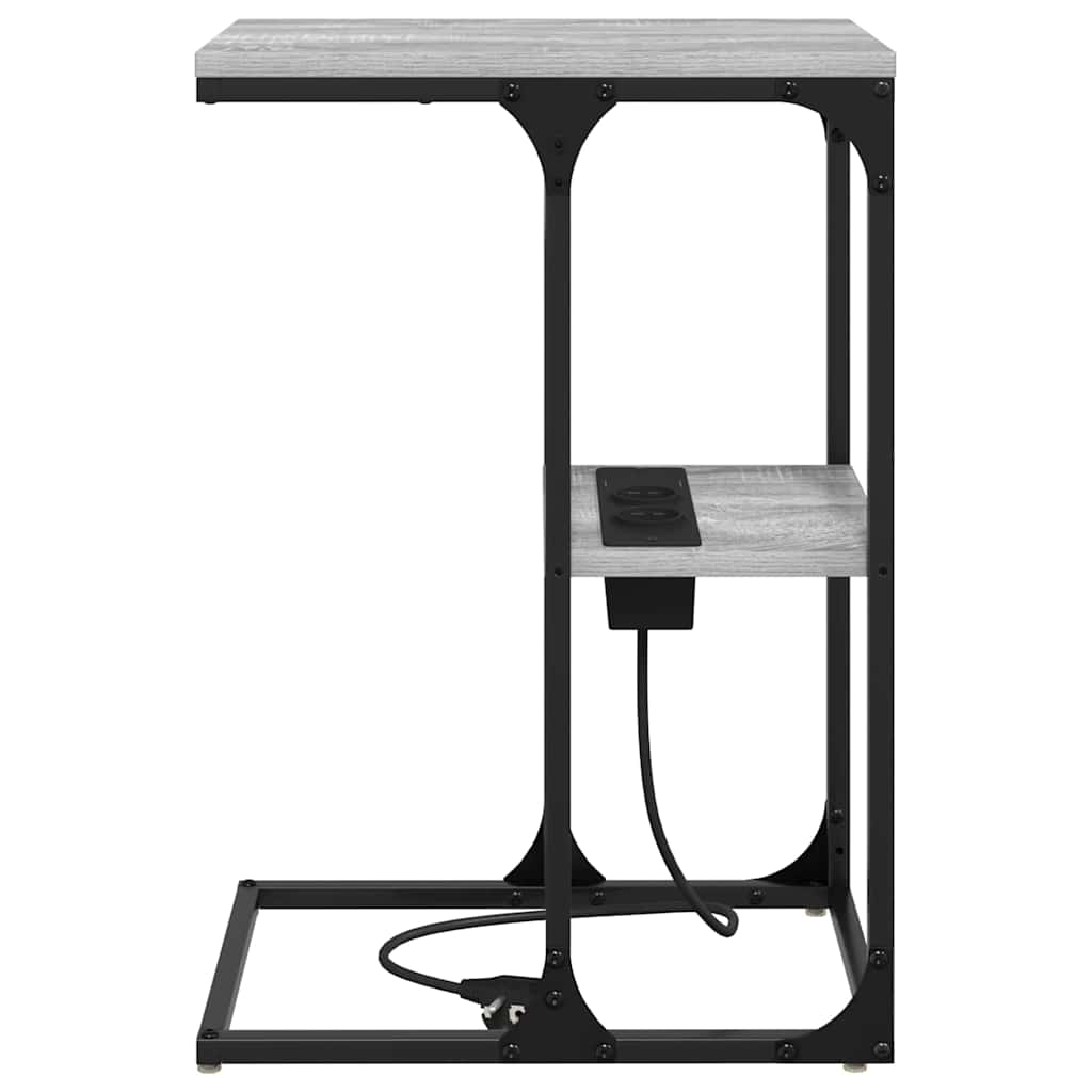 Bedside Cabinet Grey Sonoma 41.5 x 26 x 60.5 cm Engineered Wood