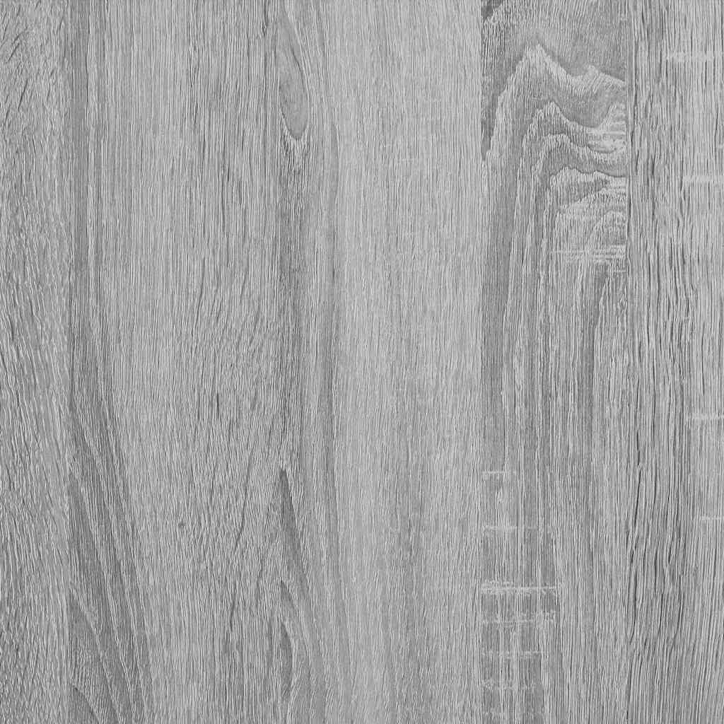 Bedside Cabinet Grey Sonoma 60 x 30 x 61 cm Engineered Wood