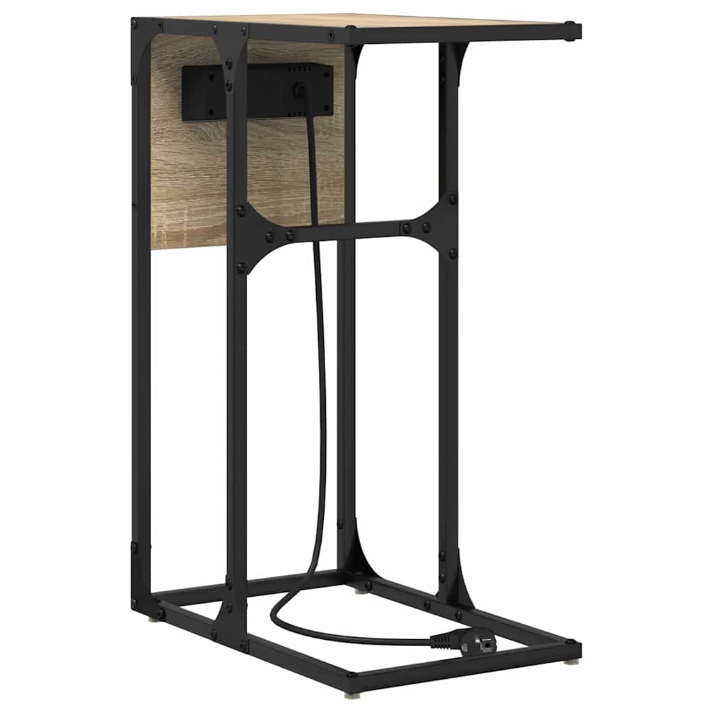 Bedside Cabinet Sonoma Oak 41.5 x 26 x 60.5 cm Engineered Wood