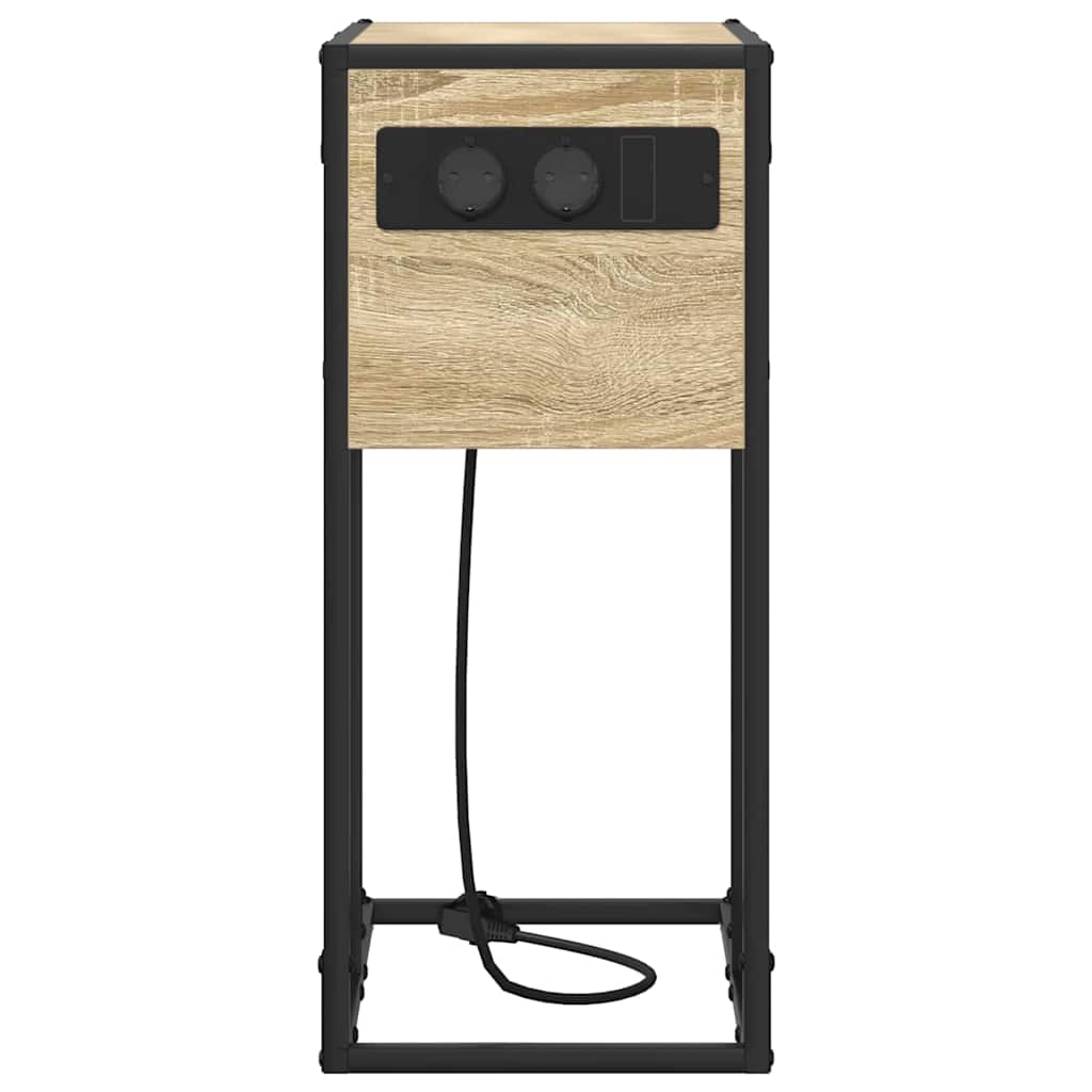 Bedside Cabinet Sonoma Oak 41.5 x 26 x 60.5 cm Engineered Wood