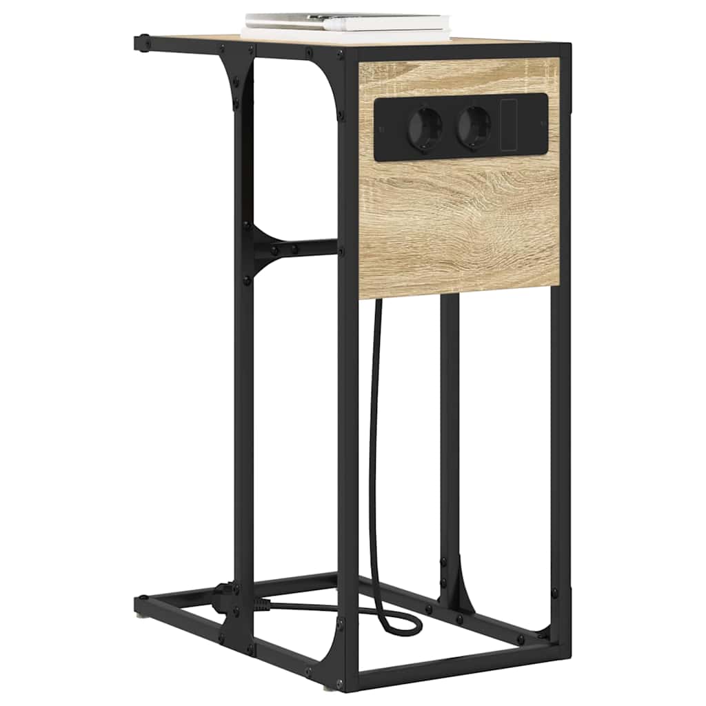 Bedside Cabinet Sonoma Oak 41.5 x 26 x 60.5 cm Engineered Wood