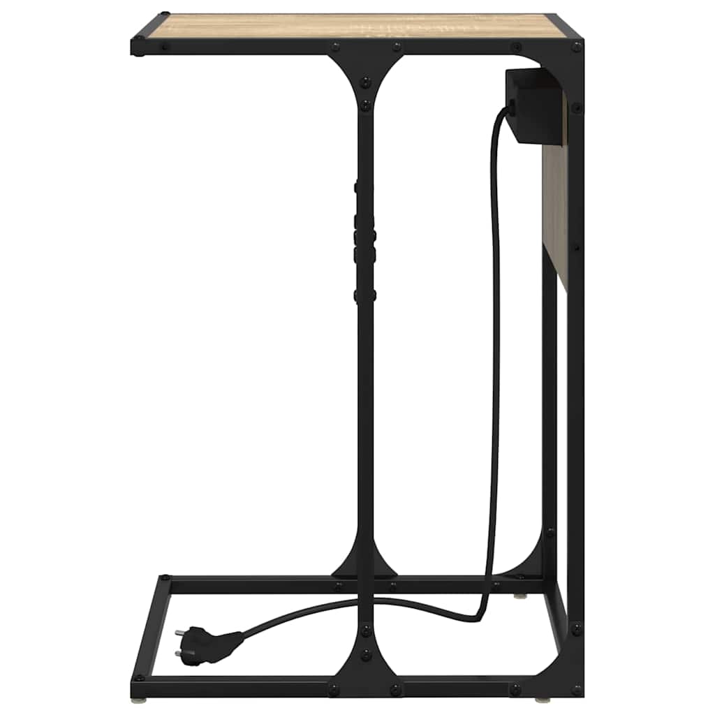 Bedside Cabinet Sonoma Oak 41.5 x 26 x 60.5 cm Engineered Wood