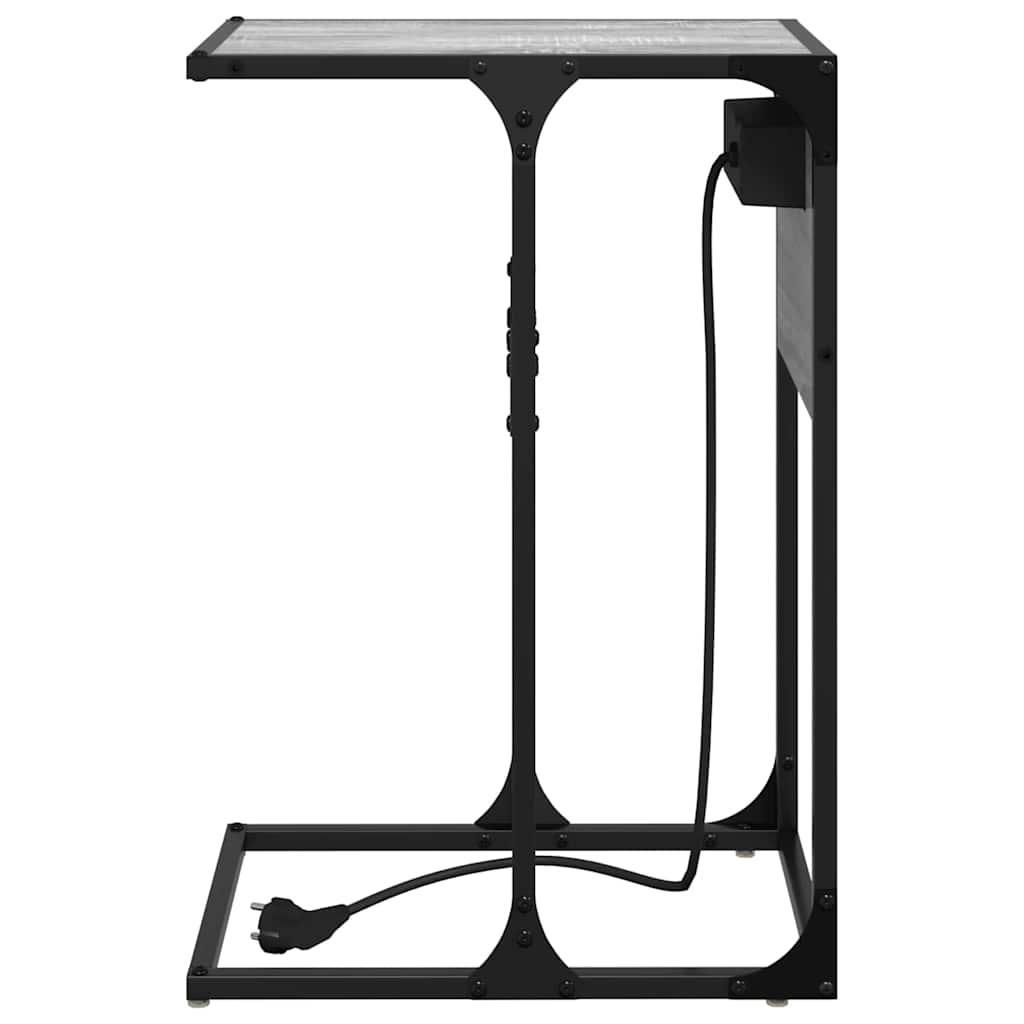 Bedside Cabinet Grey Sonoma 41.5 x 26 x 60.5 cm Engineered Wood