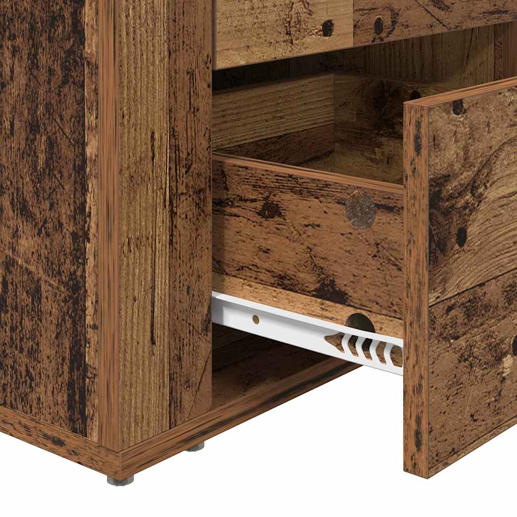 Bedside Cabinet Old wood 50 x 36 x 60 cm Engineered wood