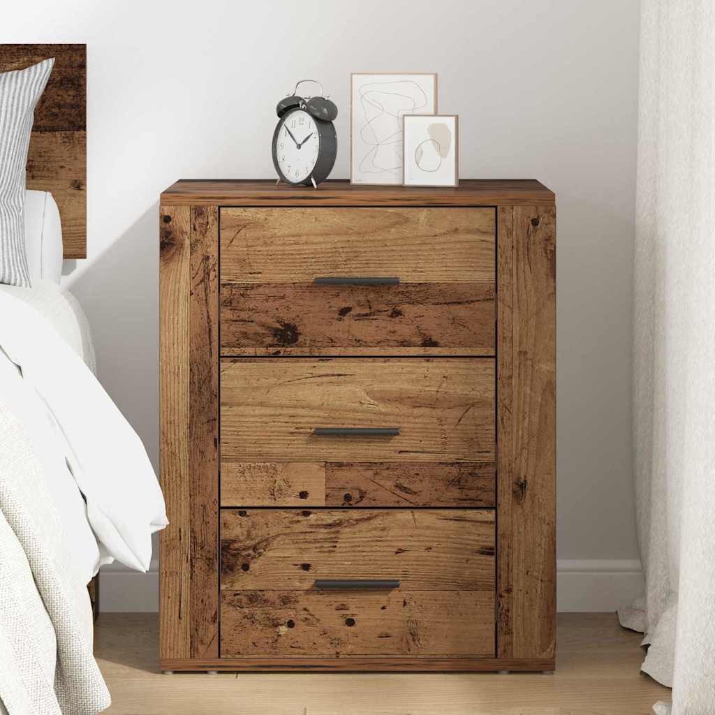 Bedside Cabinet Old wood 50 x 36 x 60 cm Engineered wood