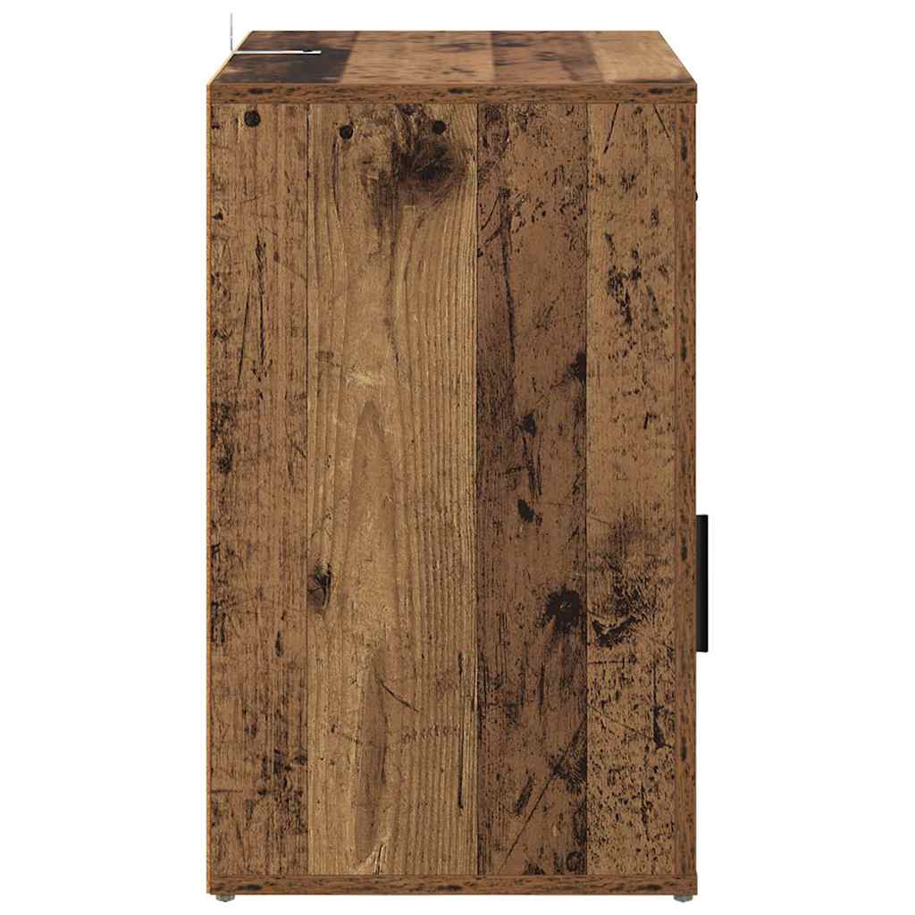 Bedside Cabinet Old wood 50 x 36 x 60 cm Engineered wood