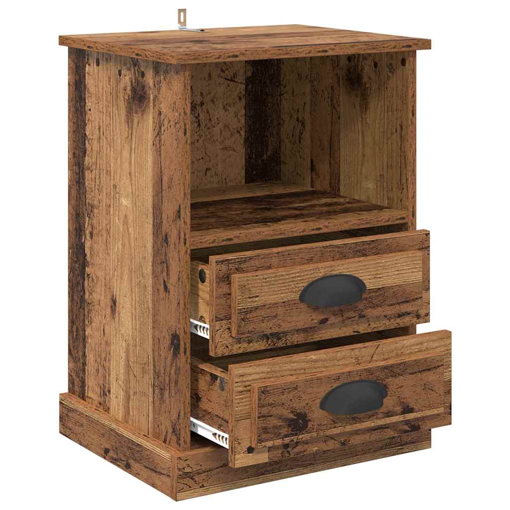 Bedside Cabinet Old wood 43 x 36 x 60 cm Engineered wood
