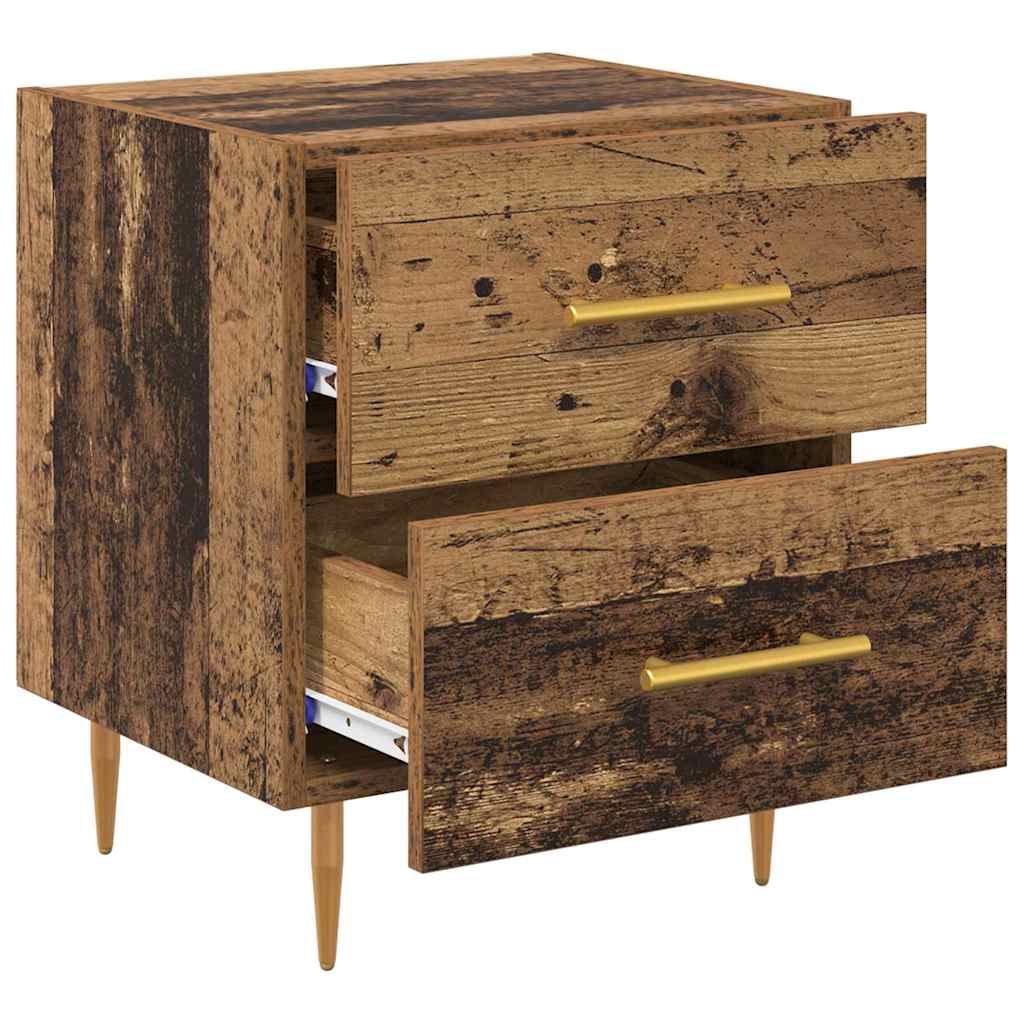 Bedside Cabinet Old Wood 40 x 35 x 47.5 cm Engineered Wood
