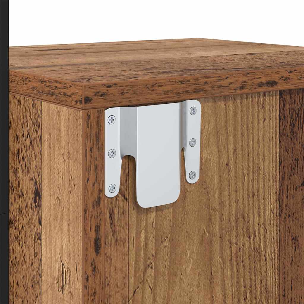 Bedside Cabinet Old Wood 35 x 30 x 51 cm Engineered Wood