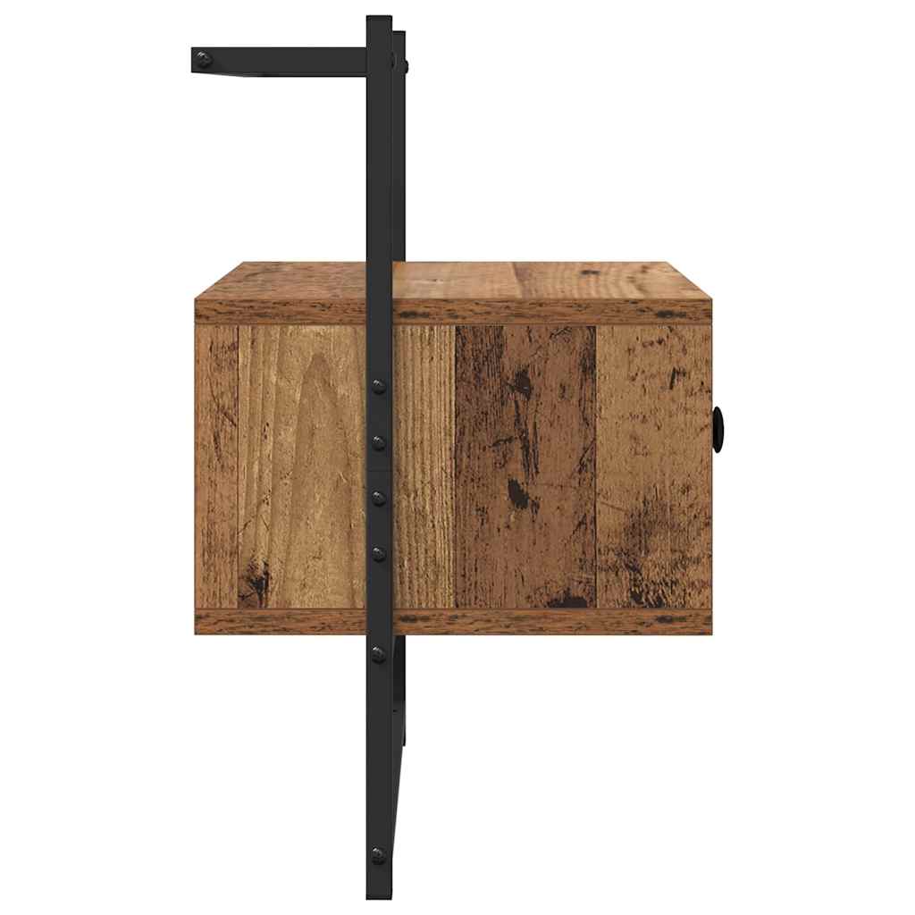 Bedside Cabinet Old Wood 35 x 30 x 51 cm Engineered Wood