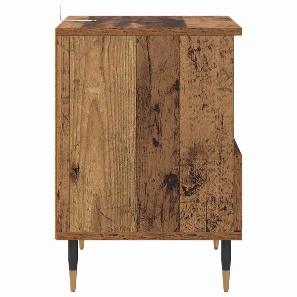 Bedside Cabinet Old wood 40 x 35 x 50 cm Engineered Wood