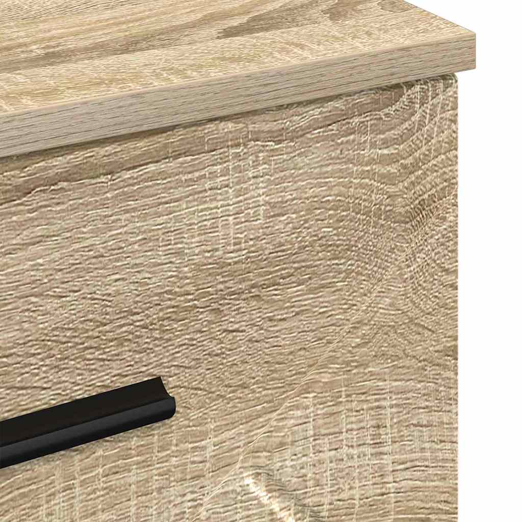 Bedside Cabinet Sonoma oak 38 x 38 x 66 cm Engineered wood