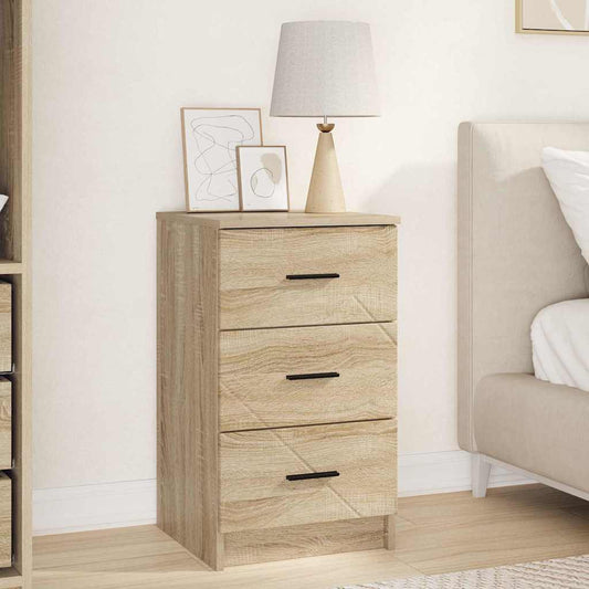 Bedside Cabinet Sonoma oak 38 x 38 x 66 cm Engineered wood