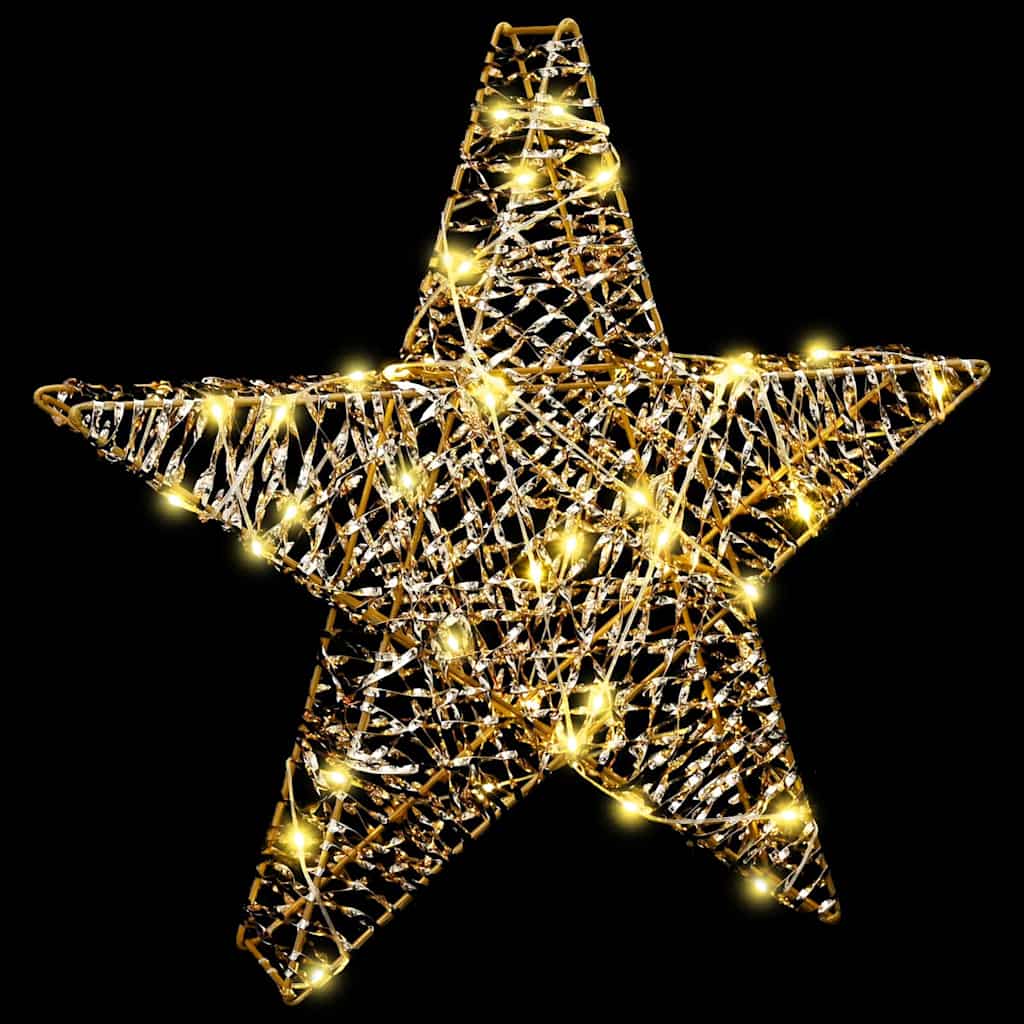 3D Star with 50 LEDs Warm white 55 x 52.5 x 9 cm PET
