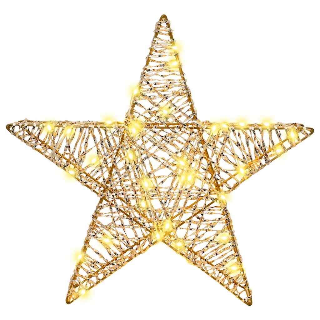 3D Star with 50 LEDs Warm white 55 x 52.5 x 9 cm PET