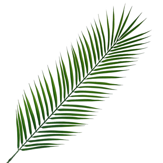 100cm Lifelike Palm Leaf - Shapeable Stem for Stunning Floral Arrangements!