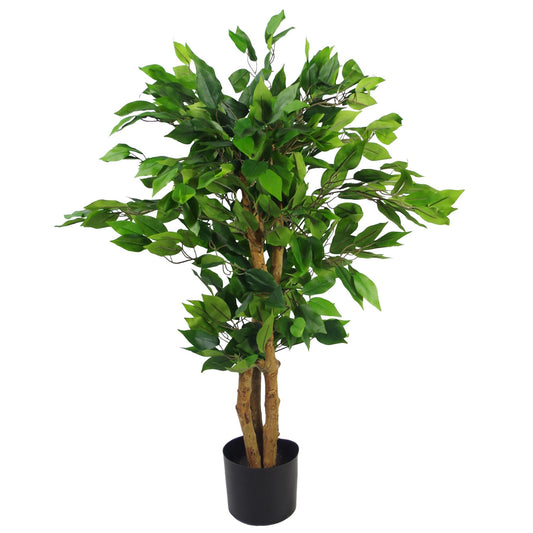 Elegant 90cm Artificial Ficus Tree – Transform Your Space with Realistic Charm!