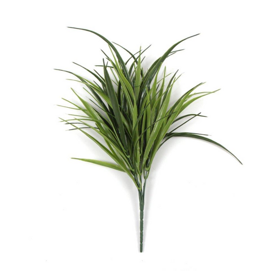 Fire-Resistant 30cm Artificial Grass Stem - No Watering, No Worries!