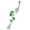 Trendy Multi Jeweled Fairy Belly Ring - Sparkle & Shine in Style!