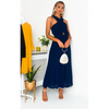 Slay in Style: Pleated Crossover Maxi Dress for Effortless Elegance!