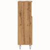 Stylish Artisan Oak Bathroom Cabinet - Space-Saving Elegance