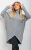 Janiyah Cozy Turtle Neck Longline Knitted Jumper - Chic & Stylish Warmth!