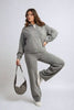 Chic Patricia Knitted Co-Ord Set: Long Sleeve Top & Wide Leg Pants