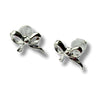 Charming Bow Silver Stud Earrings – Perfect Christmas Gift for All Ages!