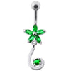 Sparkling Jeweled Star Belly Ring - Dazzle in Style!