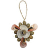 Ocean Bliss: Handmade Seashell Hanging Ornament - Coastal Charm for Any Space