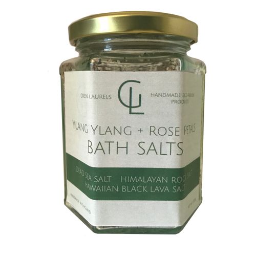 Relax & Revitalize: Uplifting Bath Salts with Ylang Ylang & Rose Petals