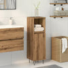 Stylish Artisan Oak Bathroom Cabinet - Space-Saving Elegance