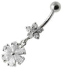 Trendy Fancy Wheel Dangling Belly Ring - Stylish Body Jewelry for You!