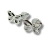 Charming Open Butterfly Silver Stud Earrings for Little Girls