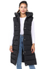 Chic Sleeveless Hooded Puffer Gilet - Stay Warm in Style!