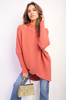 Janiyah Cozy Turtle Neck Longline Knitted Jumper - Chic & Stylish Warmth!