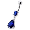 Trending Teardrop Jewel Belly Ring - Elevate Your Style Instantly!