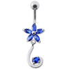 Sparkling Jeweled Star Belly Ring - Dazzle in Style!