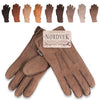 Nordvek Women's Luxe Sheepskin Gloves with Elegant 3-Point Design