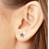 Sparkling Dotty Star Stud Earrings - Perfect Holiday Gift for Little Stars!