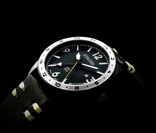 Concorde 101 GMT Watch: All Black Elegance with Limited Edition Charm!