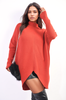 Janiyah Cozy Turtle Neck Longline Knitted Jumper - Chic & Stylish Warmth!