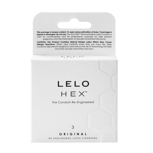 LELO HEX Condoms: Revolutionize Your Pleasure - Original 3 Pack