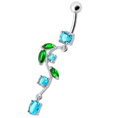 Trendy Multi Jeweled Fairy Belly Ring - Sparkle & Shine in Style!